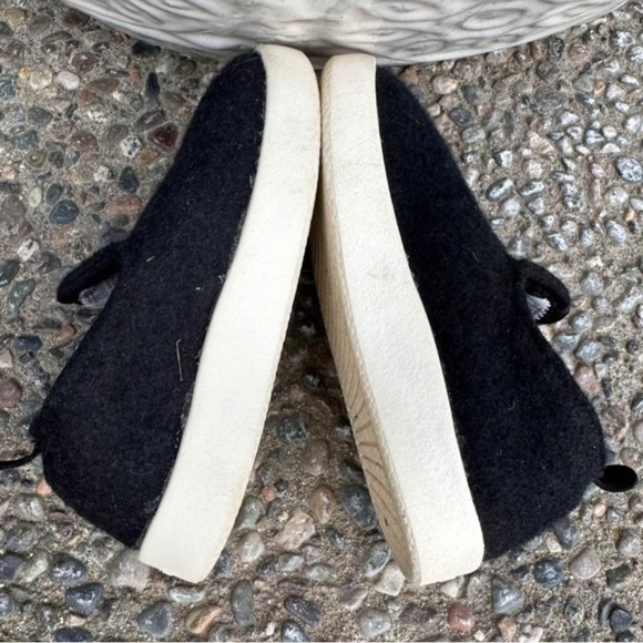 Allbirds toddler size 5 wool lounger black white slip on tennis shoes baby kid - Picture 4 of 6